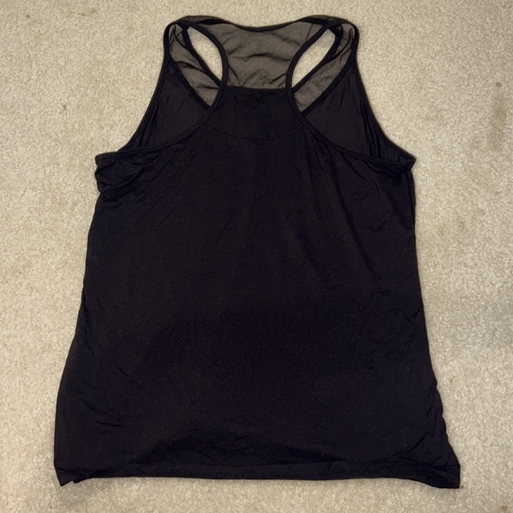 black athletic tank top - Picture 2 of 3